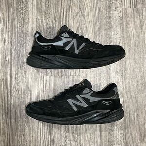 New Balance 990v6 Triple Black Size 12 (4E)